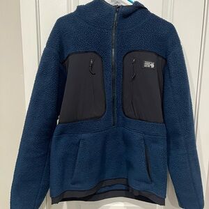Mountain Hardwear Navy Fleece Jacket Size Small